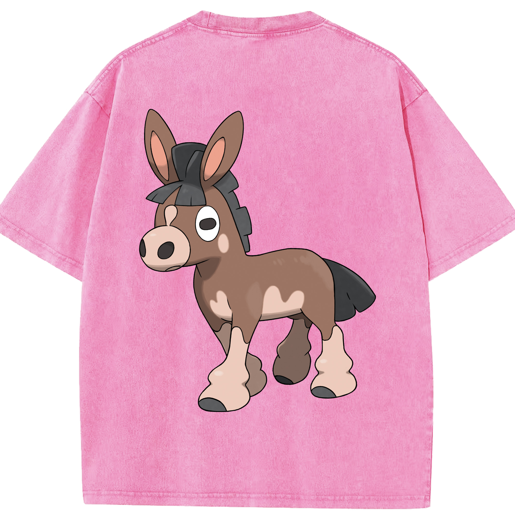 （画像用） ポケットモンスター Pokémon 綿100% ヴィンテージ風 半袖Tシャツ（背面プリント）
